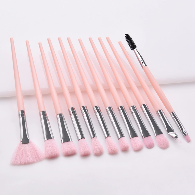 12PCS Cosmetics Tools Professional Makeup Brush Set Premium Synthetic Hair Eye Make-up Brush