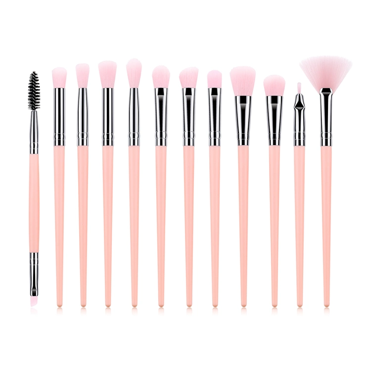 12PCS Cosmetics Tools Professional Makeup Brush Set Premium Synthetic Hair Eye Make-up Brush